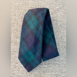 Vintage Pendleton Blackwatch Tartan Wool Tie